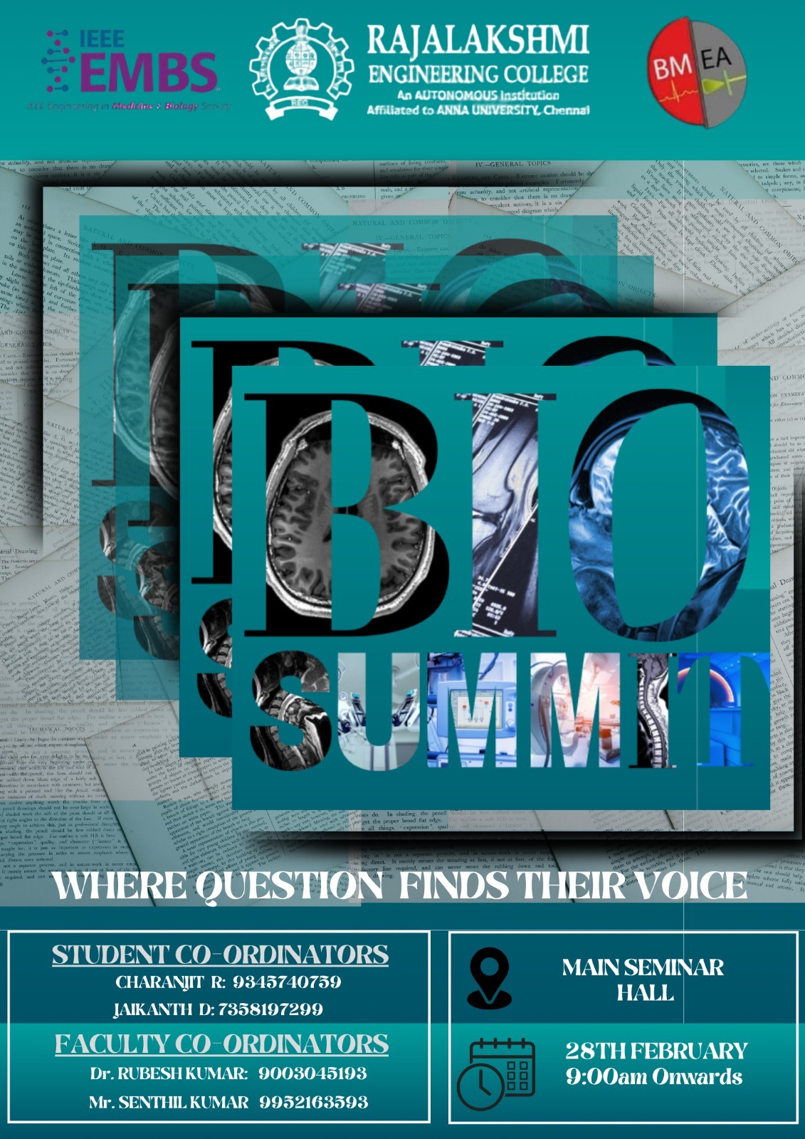 Poster for Bio Summit